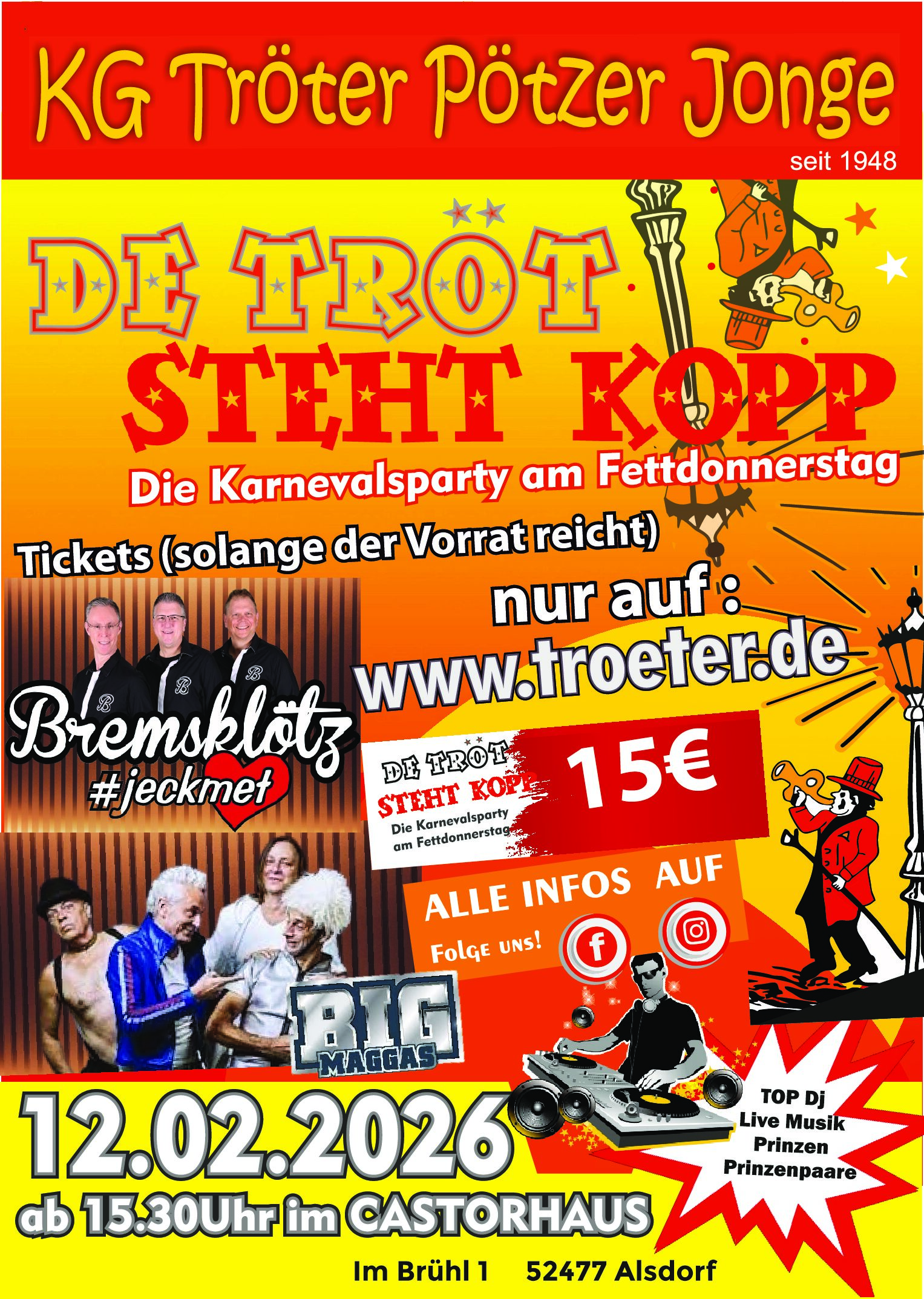 Plakat Fettdonnerstag 2026