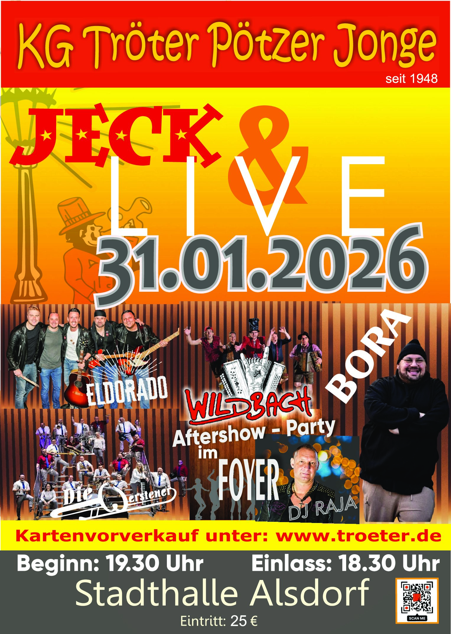 Plakat Jeck und Live 2026